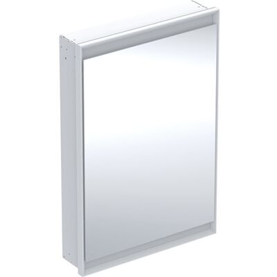 Armadio con specchio da bagno Geberit - Bianco/Alluminio, 60x90cm, Modello 505.800 Armadio con specchio da bagno Geberit - Bianco/Alluminio, 60x90cm, Modello 505.800
