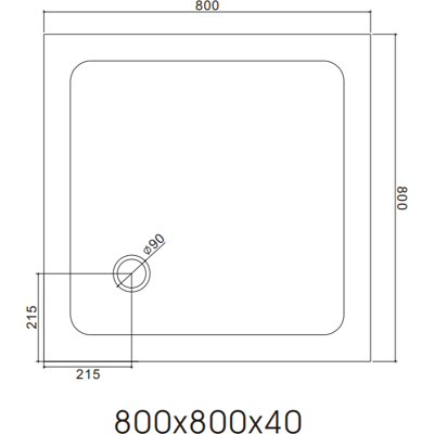 KIAMAMI VALENTINA - Piatto Doccia Quadrato 80x80 Cm Acrilico E Abs Bianco Alba KIAMAMI VALENTINA - Piatto Doccia Quadrato 80x80 Cm Acrilico E Abs Bianco Alba