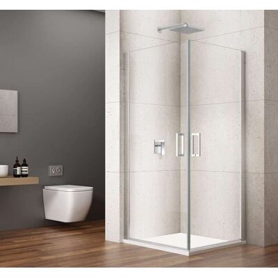 GELCO Loro - Box Doccia 90x90 Cm, Vetro Trasparente/cromo Gn4990-01 GELCO Loro - Box Doccia 90x90 Cm, Vetro Trasparente/cromo Gn4990-01