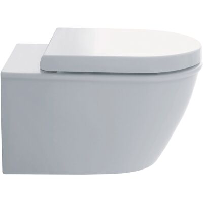 Duravit Modello 254909 - Wc a Parete Compatto con Wondergliss Duravit Modello 254909 - Wc a Parete Compatto con Wondergliss