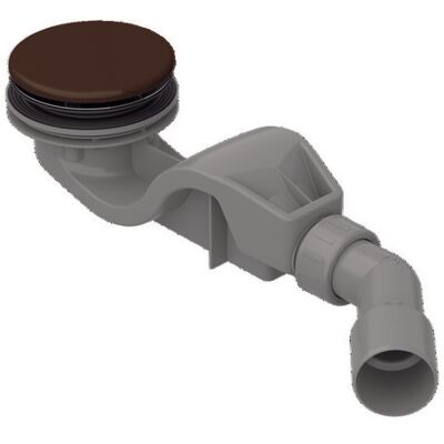 Sifone Bette Solid 50 - Auto-pulente, 0,6 l/s, Caffè Sifone Bette Solid 50 - Auto-pulente, 0,6 l/s, Caffè