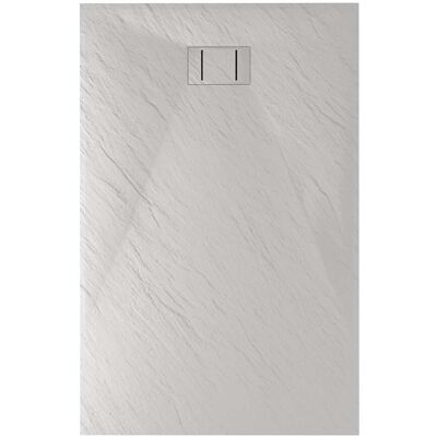 IDRALITE Piatto Doccia Bianco Effetto Pietra Mod. Blend 80x160 Cm Rettangolare IDRALITE Piatto Doccia Bianco Effetto Pietra Mod. Blend 80x160 Cm Rettangolare