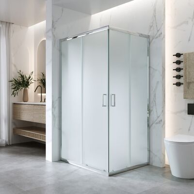 Elite Cabina Doccia Scorrevole 70x100 Cm H 185 Cm Vetro Opaco 6 Mm Kiro Elite Cabina Doccia Scorrevole 70x100 Cm H 185 Cm Vetro Opaco 6 Mm Kiro
