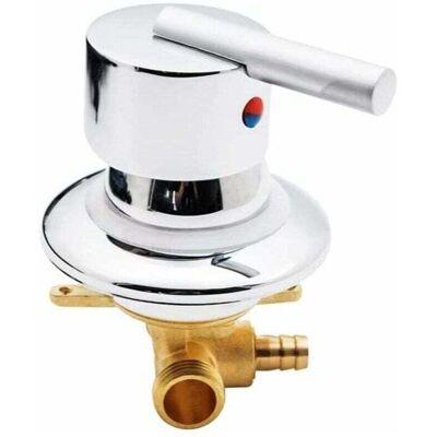 DPZO Miscelatore Per Cabina Doccia, Valvola Miscelatrice Per Acqua Calda E Fredda G1/2", Miscelatore Per Box Doccia. DPZO Miscelatore Per Cabina Doccia, Valvola Miscelatrice Per Acqua Calda E Fredda G1/2", Miscelatore Per Box Doccia.