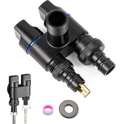 TEHTUY Valvola Ad Angolo 1/2 X 3/4 Di Pollice - Interruttore Per Valvola Doccia, Valvola Di Controllo Doppia Per Soffione Doccia E Invertitore Per Braccio Doccia Per Bagno, Wc, Lavabo, Rubinetto TEHTUY Valvola Ad Angolo 1/2 X 3/4 Di Pollice - Interruttore Per Valvola Doccia, Valvola Di Controllo Doppia Per Soffione Doccia E Invertitore Per Braccio Doccia Per Bagno, Wc, Lavabo, Rubinetto