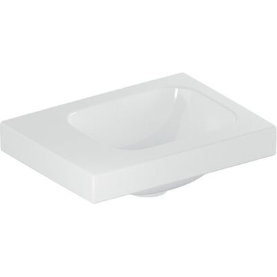 Lavabo Geberit iCon Light - 38x28 cm, Bianco, Senza foro per il rubinetto Lavabo Geberit iCon Light - 38x28 cm, Bianco, Senza foro per il rubinetto