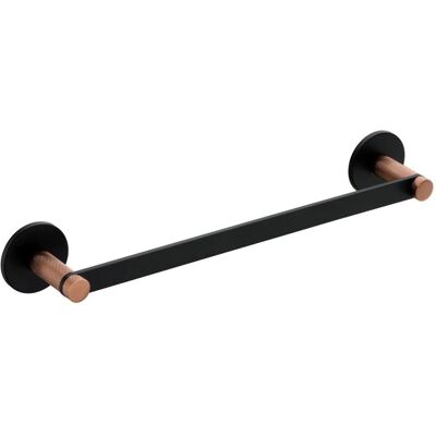 AQUASANIT Porta Salviette 45 Cm Nero/rame – Serie Stellar AQUASANIT Porta Salviette 45 Cm Nero/rame – Serie Stellar