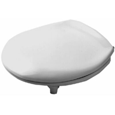 Duravit Modello 0062810000 - Coprivaso bianco con cerniere in acciaio inox Duravit Modello 0062810000 - Coprivaso bianco con cerniere in acciaio inox