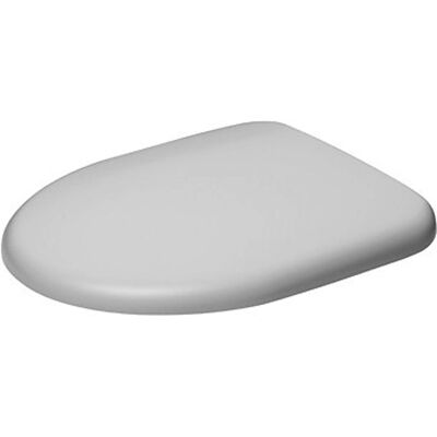 Duravit Modello 006961 - Sedile WC bianco con cerniere in acciaio inox Duravit Modello 006961 - Sedile WC bianco con cerniere in acciaio inox