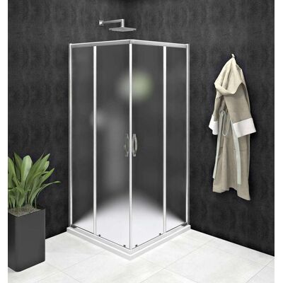 GELCO Sigma Simply - Box Doccia 100x100 Cm, Vetro Brick/cromo Gs2410gs2410 GELCO Sigma Simply - Box Doccia 100x100 Cm, Vetro Brick/cromo Gs2410gs2410