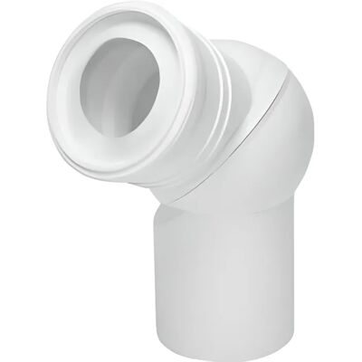 Tycner Sifone Curva WC 671 Regolabile 110mm Bianco Tycner Sifone Curva WC 671 Regolabile 110mm Bianco