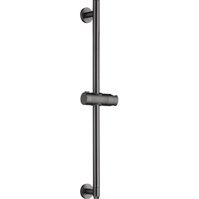 IMEX - Asta Doccia Rotonda Adur Saliscendi Toma Agua Supporto Doccetta Serie Adur Colore Black Gun Metal IMEX - Asta Doccia Rotonda Adur Saliscendi Toma Agua Supporto Doccetta Serie Adur Colore Black Gun Metal