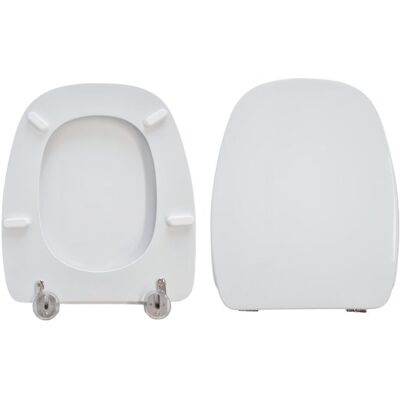 HATRIA Copriwater Onda Compatibile In Poliestere Bianco HATRIA Copriwater Onda Compatibile In Poliestere Bianco