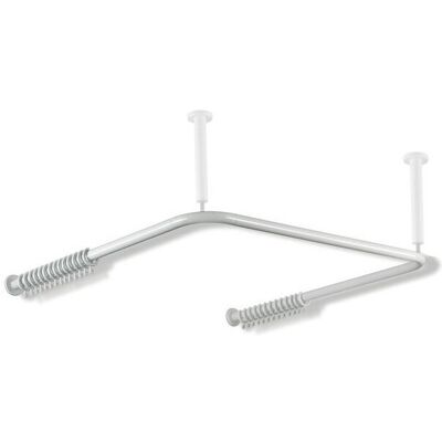 Barra tende Hewi 801 - Poliammide, 33mm, Regolabile, Rosetta 70mm Barra tende Hewi 801 - Poliammide, 33mm, Regolabile, Rosetta 70mm