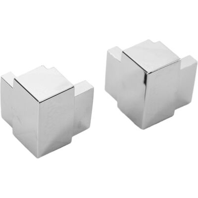IDRALITE - Kit angolari cromati per porta scorrevole H198 - Accessori per box doccia IDRALITE - Kit angolari cromati per porta scorrevole H198 - Accessori per box doccia