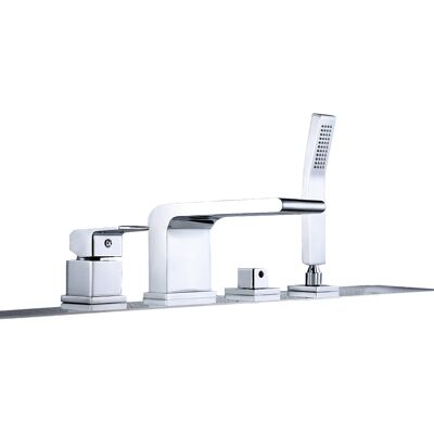 Bernstein - Set Di Rubinetti Termostatici A Cascata A 4 Fori Per Vasca Da Bagno, Set Di Soffioni Per Vasca Da Bagno - 6080 Bernstein - Set Di Rubinetti Termostatici A Cascata A 4 Fori Per Vasca Da Bagno, Set Di Soffioni Per Vasca Da Bagno - 6080