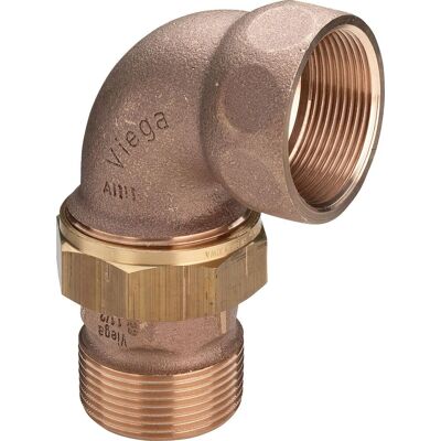 VIEGA Gomito in ottone maschio/femmina - Raccordo 20x27 VIEGA Gomito in ottone maschio/femmina - Raccordo 20x27
