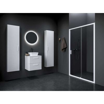 RAVAK Blix Ii - Porta Doccia Nbldp2-110, 110x195 Cm, Bianco Opaco/vetro Trasparente 0pmd0e00z1 RAVAK Blix Ii - Porta Doccia Nbldp2-110, 110x195 Cm, Bianco Opaco/vetro Trasparente 0pmd0e00z1