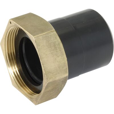 NICOLL Raccordo A Ferro - Pvc Pressione 2 Pezzi Dado Fermo Ø50 - 50x60 NICOLL Raccordo A Ferro - Pvc Pressione 2 Pezzi Dado Fermo Ø50 - 50x60