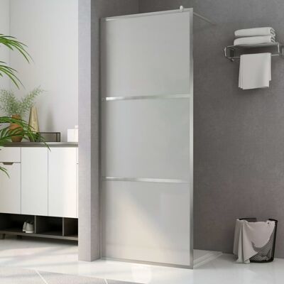 Paratia doccia walk-in in vetro satinato ESG - 90x195 cm Paratia doccia walk-in in vetro satinato ESG - 90x195 cm