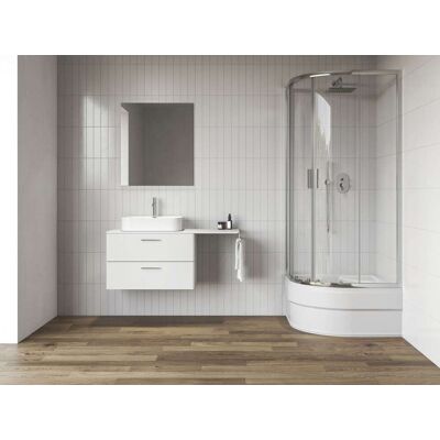 RAVAK Blix Ii - Box Doccia A Quarto Di Cerchio Nblcp4 Sabina, 80x80 Cm, Cromato/vetro Trasparente 3bm40c40z1 RAVAK Blix Ii - Box Doccia A Quarto Di Cerchio Nblcp4 Sabina, 80x80 Cm, Cromato/vetro Trasparente 3bm40c40z1