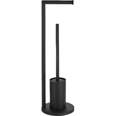 OEM Nero, Spazzolato, Scopino Per Wc Con Porta Carta Igienica, Moderno Porta Scopino Per Wc Autoportante In Acciaio Inossidabile, Base Appesantita, Robusto OEM Nero, Spazzolato, Scopino Per Wc Con Porta Carta Igienica, Moderno Porta Scopino Per Wc Autoportante In Acciaio Inossidabile, Base Appesantita, Robusto