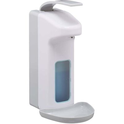 HELLOSHOP26 Distributore Di Sapone Da Parete 33 X 15,5 X 22 Cm Con Comoda Leva Design Pulito In Plastica Bianca 130008186 HELLOSHOP26 Distributore Di Sapone Da Parete 33 X 15,5 X 22 Cm Con Comoda Leva Design Pulito In Plastica Bianca 130008186