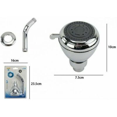 MARCA Soffione Doccia A Muro Doccetta Fissa Effetto Pioggia A Getti Braccio 15cm 59233 MARCA Soffione Doccia A Muro Doccetta Fissa Effetto Pioggia A Getti Braccio 15cm 59233