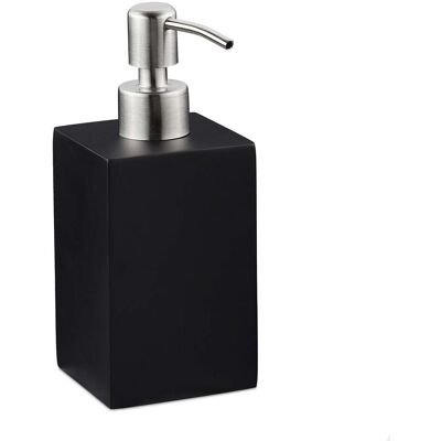 HELLOSHOP26 Dosatore Di Sapone Quadrato Di Design Per Il Bagno 17,5 X 7 X 8 Cm In Poliresina Grigia 130009174 HELLOSHOP26 Dosatore Di Sapone Quadrato Di Design Per Il Bagno 17,5 X 7 X 8 Cm In Poliresina Grigia 130009174
