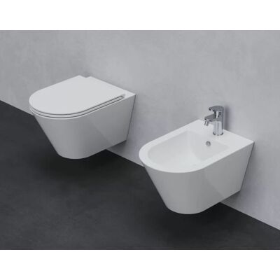 AZZURRA Sanitari Forma Sospesi Vortice Con Copriwater Slim Soft-close AZZURRA Sanitari Forma Sospesi Vortice Con Copriwater Slim Soft-close