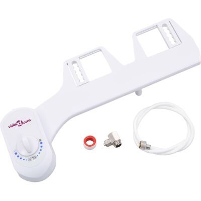 vidaXL Sedile bidet per WC - Doppio ugello autolavabile, Pressione regolabile - Bidet per toilette vidaXL Sedile bidet per WC - Doppio ugello autolavabile, Pressione regolabile - Bidet per toilette