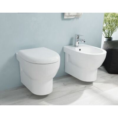 AZZURRA Sanitari Sospesi Abe Ceramica Vaso Easy Clean, Bidet In AZZURRA Sanitari Sospesi Abe Ceramica Vaso Easy Clean, Bidet In