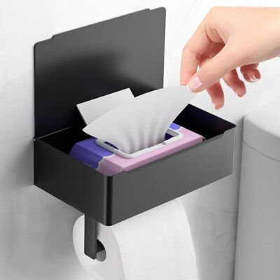 OEM Portarotolo Di Carta Igienica Con Dispenser Di Salviette Umidificate, Portarotolo Di Carta Igienica Da Parete In Acciaio Inossidabile Nero Opaco (nero) OEM Portarotolo Di Carta Igienica Con Dispenser Di Salviette Umidificate, Portarotolo Di Carta Igienica Da Parete In Acciaio Inossidabile Nero Opaco (nero)