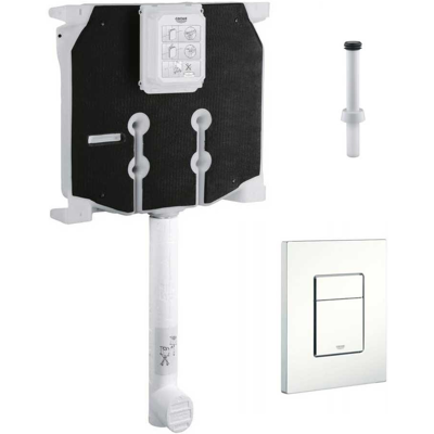 Grohe Cassetta Completa Placca Bianca Grohe Cassetta Completa Placca Bianca