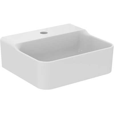 Lavabo Conca 400x350mm Bianco con Foro Singolo - Lavabo Lavabo Conca 400x350mm Bianco con Foro Singolo - Lavabo