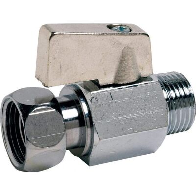 SFERACO Valvola A Sfera Diritta 12x17 Cromo SFERACO Valvola A Sfera Diritta 12x17 Cromo