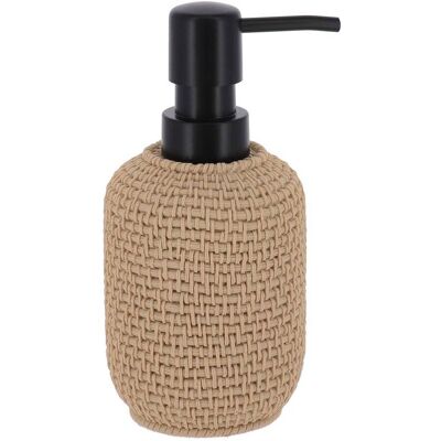 TENDANCE Distributore Di Sapone In Poliresina Adele 250 Ml - Naturale - TENDANCE Distributore Di Sapone In Poliresina Adele 250 Ml - Naturale -
