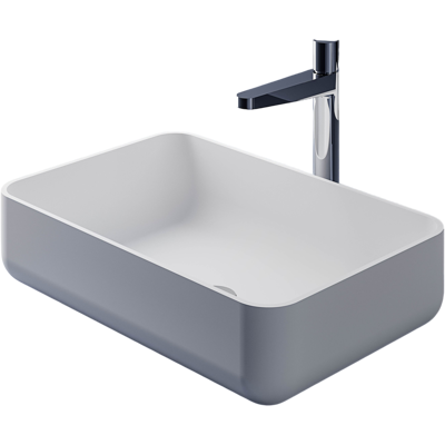 Bernstein Lavabo Da Appoggio Pb2133 In Fusione Minerale - In Bianco O Nero - 54 X 36 X 13 Cm Bianco Opaco, Senza Coperchio Supplementare Bernstein Lavabo Da Appoggio Pb2133 In Fusione Minerale - In Bianco O Nero - 54 X 36 X 13 Cm Bianco Opaco, Senza Coperchio Supplementare