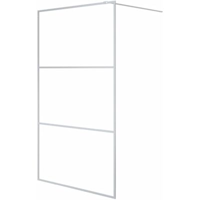 Parete Doccia Walk-in vidaXL Argento - 115x195cm - Vetro ESG Trasparente Parete Doccia Walk-in vidaXL Argento - 115x195cm - Vetro ESG Trasparente