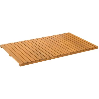 VIDAXL Tappeto Da Bagno Marrone 80 X 50 Cm Legno Di Acacia VIDAXL Tappeto Da Bagno Marrone 80 X 50 Cm Legno Di Acacia