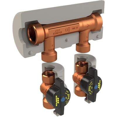 KEMPER Khs Gruppo Partitore Di Flusso Venturi -dinamico-, Per Montaggio A Vista, Passaggio Fi, Figura 650 06, Dn 20, Dn 15, 6500622000 KEMPER Khs Gruppo Partitore Di Flusso Venturi -dinamico-, Per Montaggio A Vista, Passaggio Fi, Figura 650 06, Dn 20, Dn 15, 6500622000