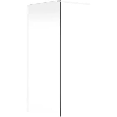 Unique Parete Per Doccia Walk-in Bianco Opaco 140x200 Cm Vetro 6 Mm - Daren Unique Parete Per Doccia Walk-in Bianco Opaco 140x200 Cm Vetro 6 Mm - Daren