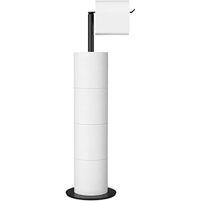 OEM Portarotolo Da Bagno Autoportante, Supporto In Acciaio Inox Con Finitura Nera, Dispenser Semplice E Pratico. OEM Portarotolo Da Bagno Autoportante, Supporto In Acciaio Inox Con Finitura Nera, Dispenser Semplice E Pratico.