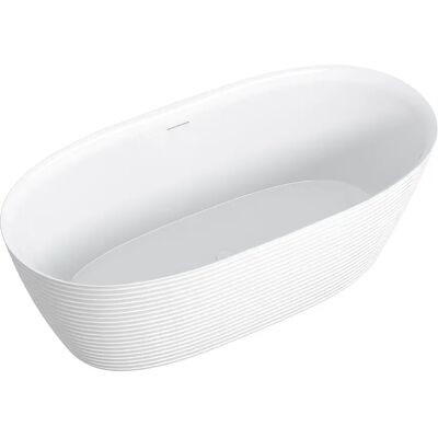 Unique Vasca Da Bagno Freestanding A Coste - 160 X 78 X 59 Cm - Acrilico - Bianco - 242 L - Zafiro Unique Vasca Da Bagno Freestanding A Coste - 160 X 78 X 59 Cm - Acrilico - Bianco - 242 L - Zafiro