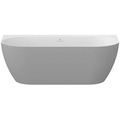 RAVAK Freedom Wall Tec - Vasca Da Bagno 170x87 Cm, Smoke Grey/bianco Ce31500000 RAVAK Freedom Wall Tec - Vasca Da Bagno 170x87 Cm, Smoke Grey/bianco Ce31500000