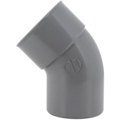Curva in PVC 45° - Giunto per tubi Curva in PVC 45° - Giunto per tubi
