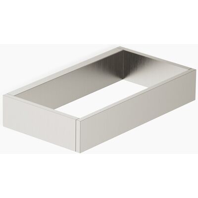 Dornbracht Modello 83200780-06 - Anello portatovaglioli rettangolare, Platino spazzolato Dornbracht Modello 83200780-06 - Anello portatovaglioli rettangolare, Platino spazzolato
