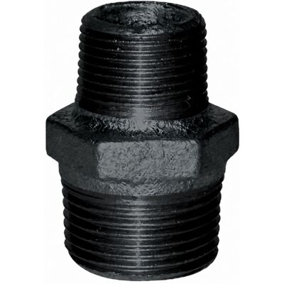 CODITAL Nipplo Ridotto 33x42 / 20x27, Doppio Maschio Nero CODITAL Nipplo Ridotto 33x42 / 20x27, Doppio Maschio Nero