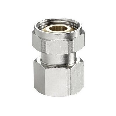 Raccordo in ottone nichelato Oventrop - G 3/4 x G 1/2 - Compatibile con valvole radiatore Raccordo in ottone nichelato Oventrop - G 3/4 x G 1/2 - Compatibile con valvole radiatore