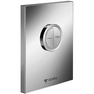 Schell Eco Piastra di scarico WC - Doppia, antieffrazione Schell Eco Piastra di scarico WC - Doppia, antieffrazione